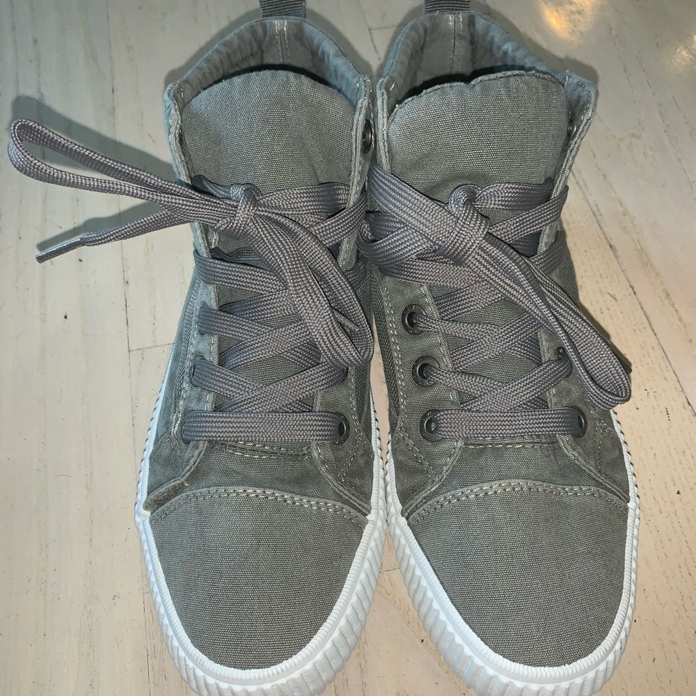 Blowfish Grey High-Top Sneakers